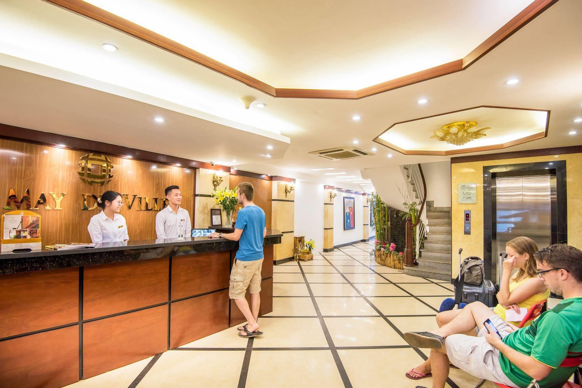 May De Ville Legend Hotel ハノイ市 エクステリア 写真